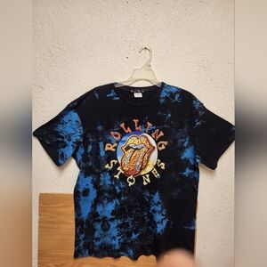Shein Rolling Stones Tie-Dye T-shirt Unisex Size L